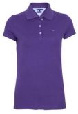 Camisa Polo Feminina Tommy Hilfiger Roxa
