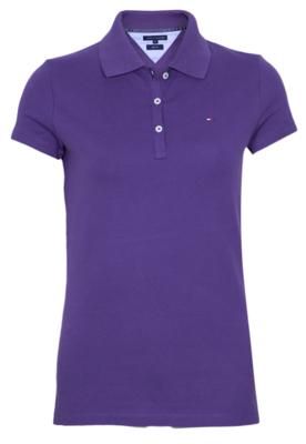Camisa Polo Feminina Tommy Hilfiger Roxa