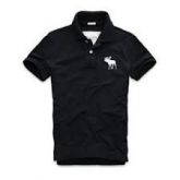 Camisa Polo Masculina Abercrombie & Fitch Preta
