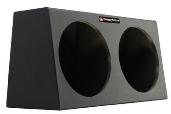 Caixa 2 Alto Falantes 18" Preta