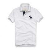 Camisa Polo Masculina Abercrombie & Fitch Branca