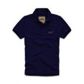 Camisa Polo Masculina Hollister Azul Escuro